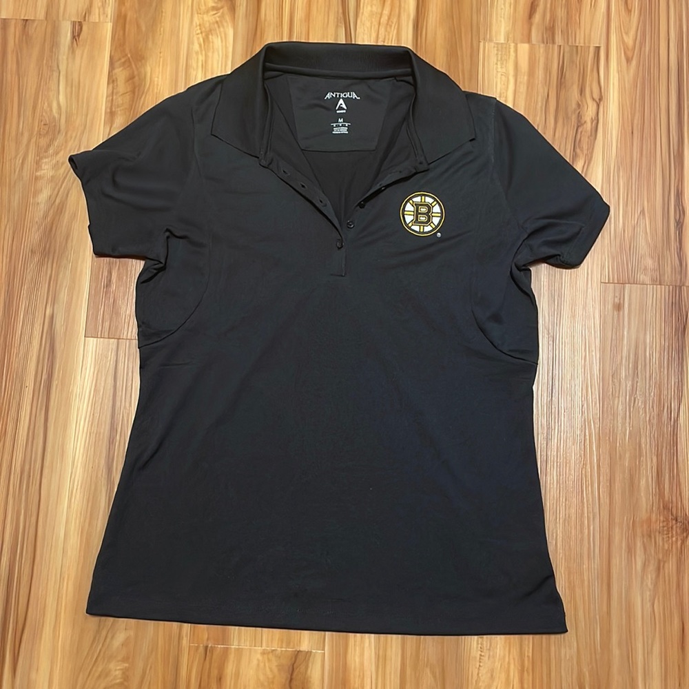 Black bruins polo